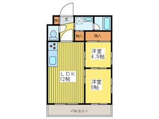 ラフォ－レ山鼻の物件間取画像